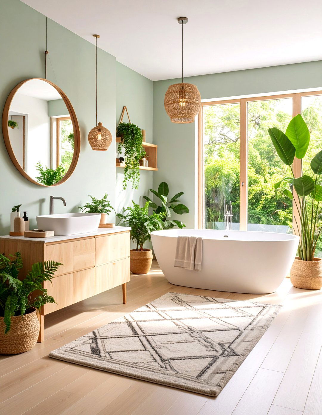 Bright and Airy Scandinavian Style - 25 Bathroom Staging Ideas