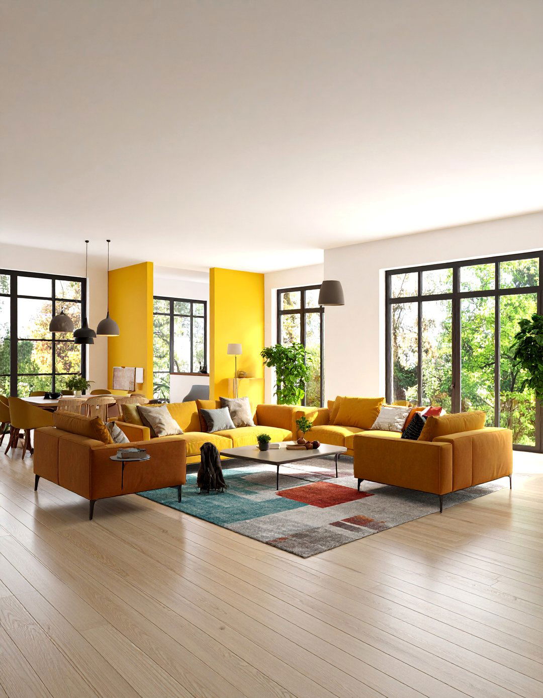 Broken Plan Flexibility Design - 25 Awkward Living Room Layout Ideas