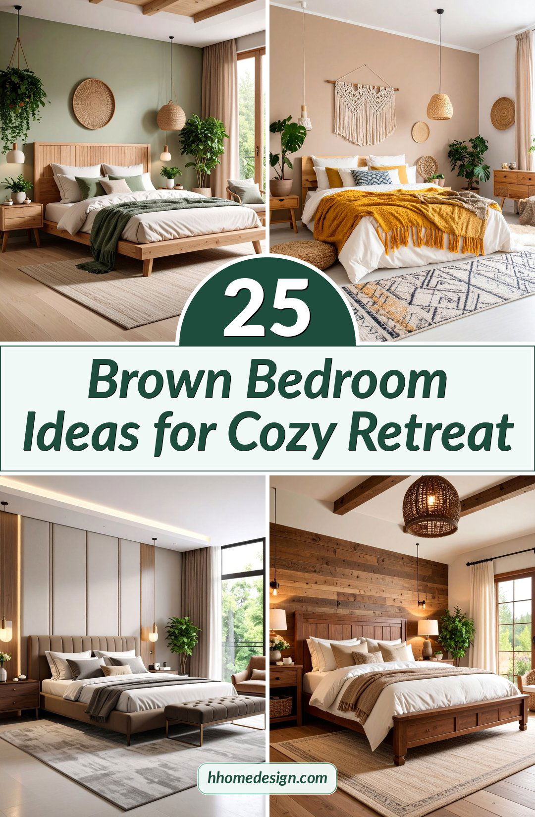 25 Brown Bedroom Ideas for Cozy Retreat