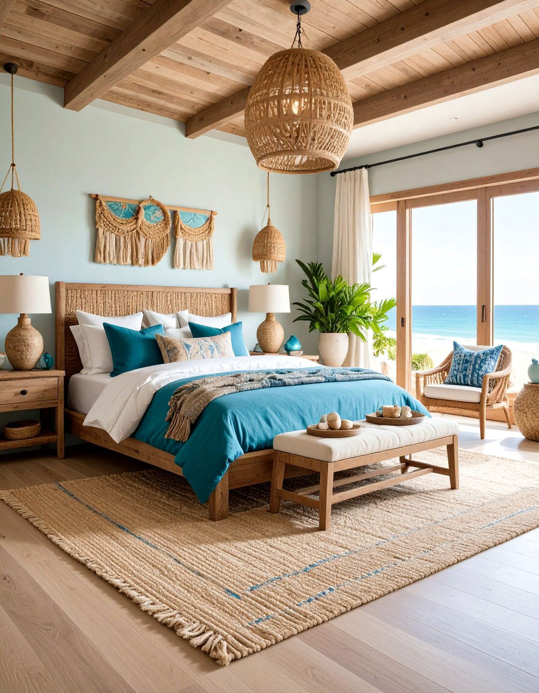 Brown Coastal Bedroom - 25 Brown Bedroom Ideas