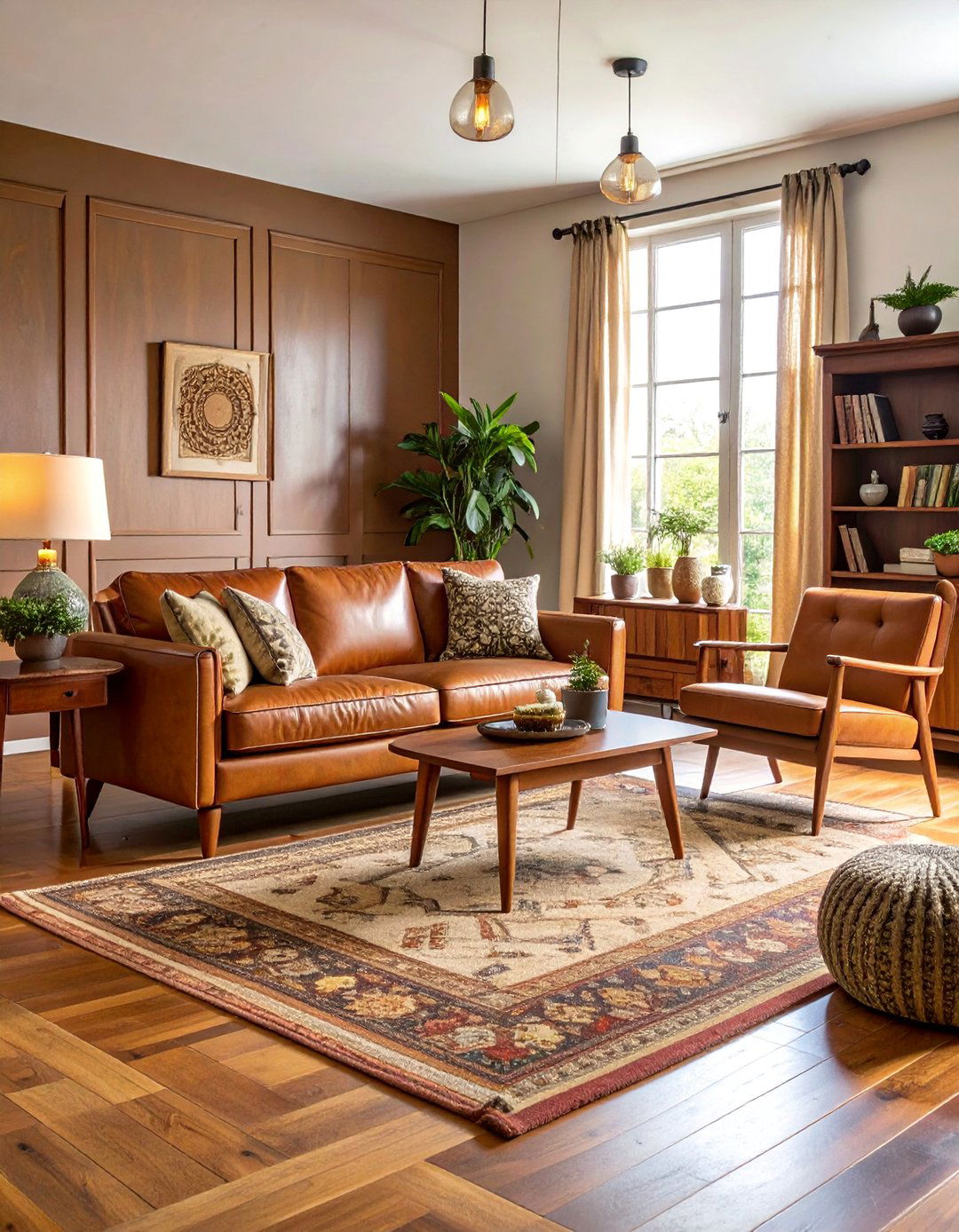 Brown Vintage Eclectic Collection - 25 Brown Living Room Ideas