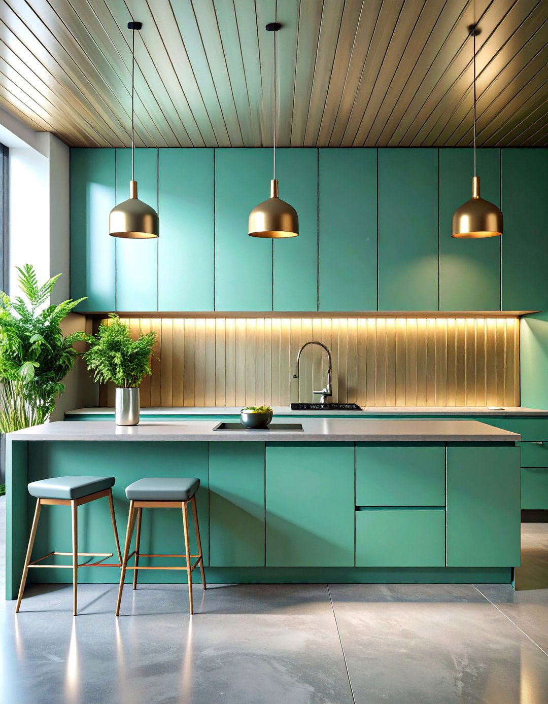 Brushed Metal Effect - 25 Wall Texture Ideas