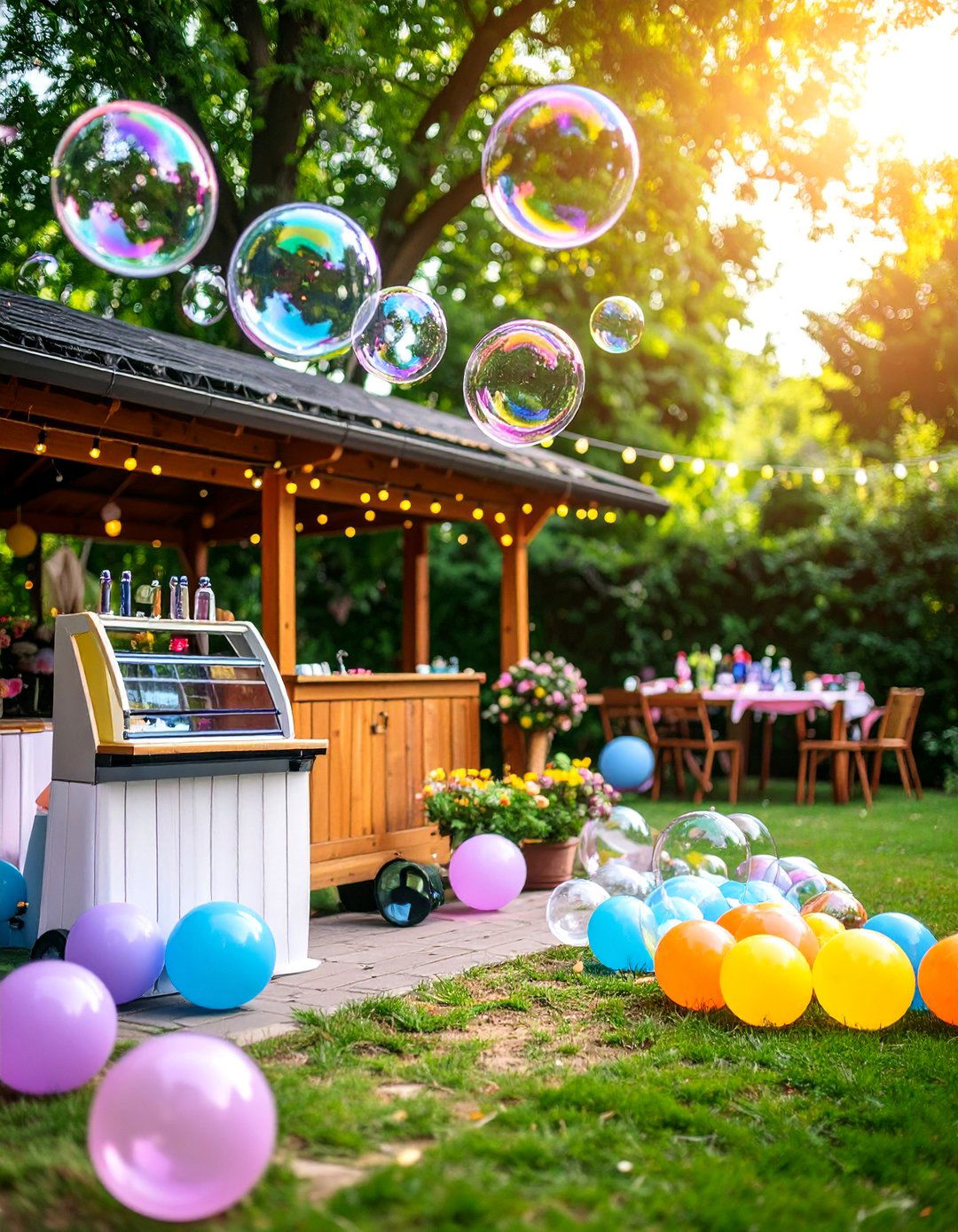 Bubble Wonderland Fantasy - 25 Backyard Birthday Party Ideas