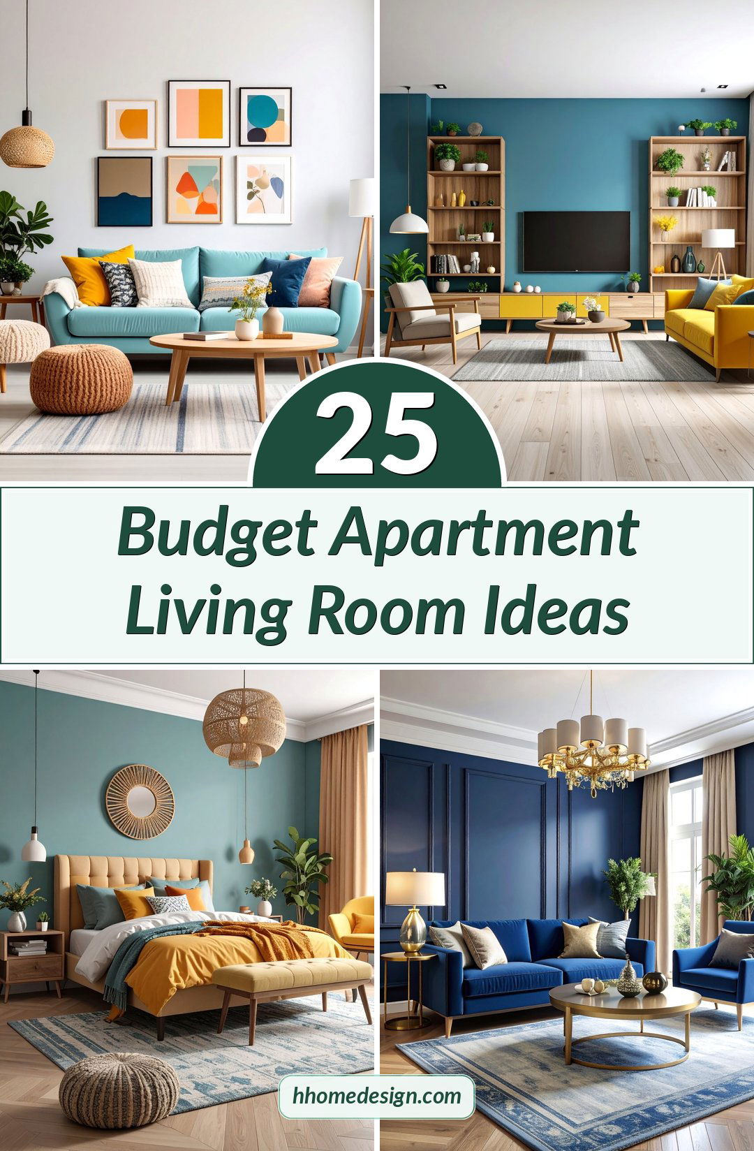 25 Budget Apartment Living Room Ideas