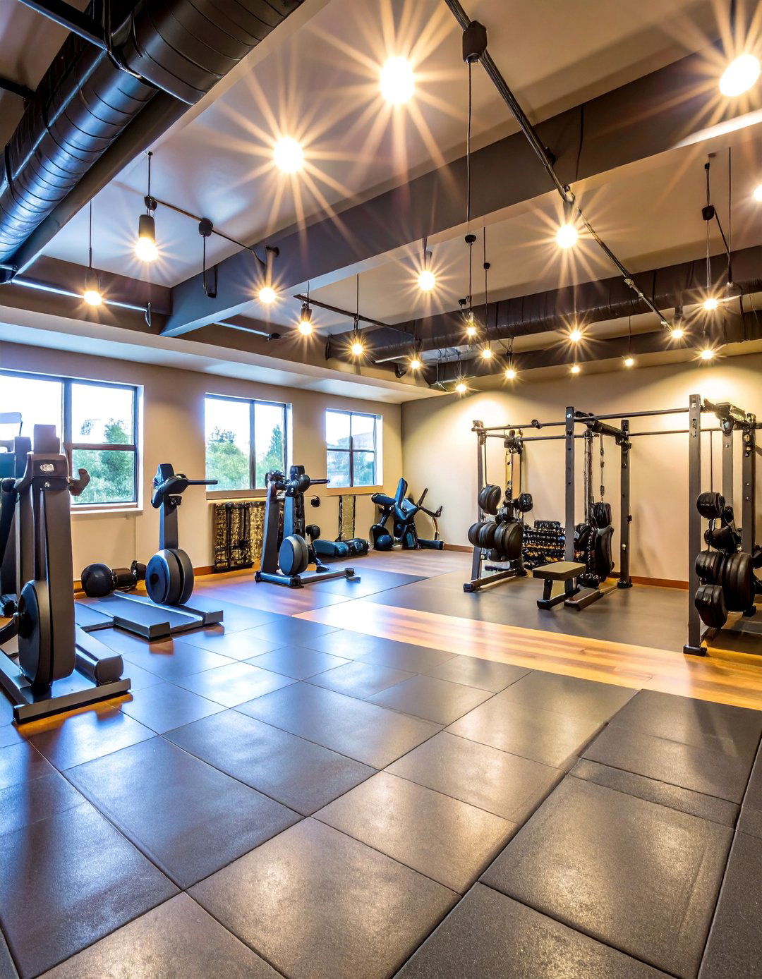 Budget Friendly DIY Basement Gym - 25 Basement Gym Ideas