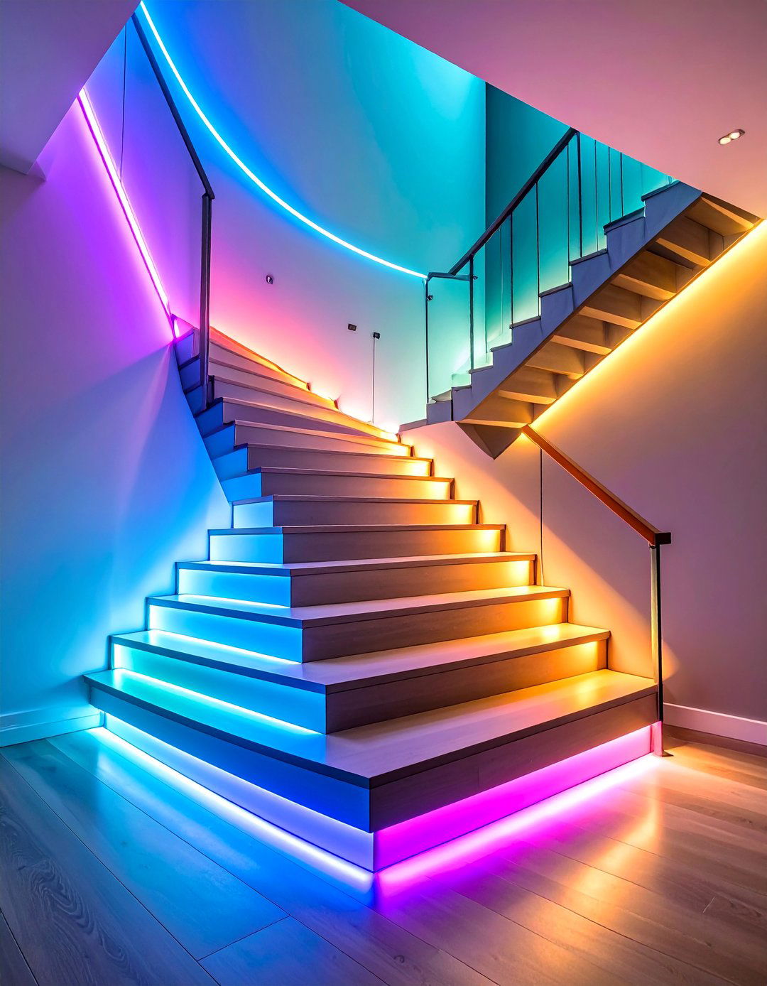 Budget Friendly Staircase Lighting with Maximum Impact - 25 Staircase Lighting Ideas