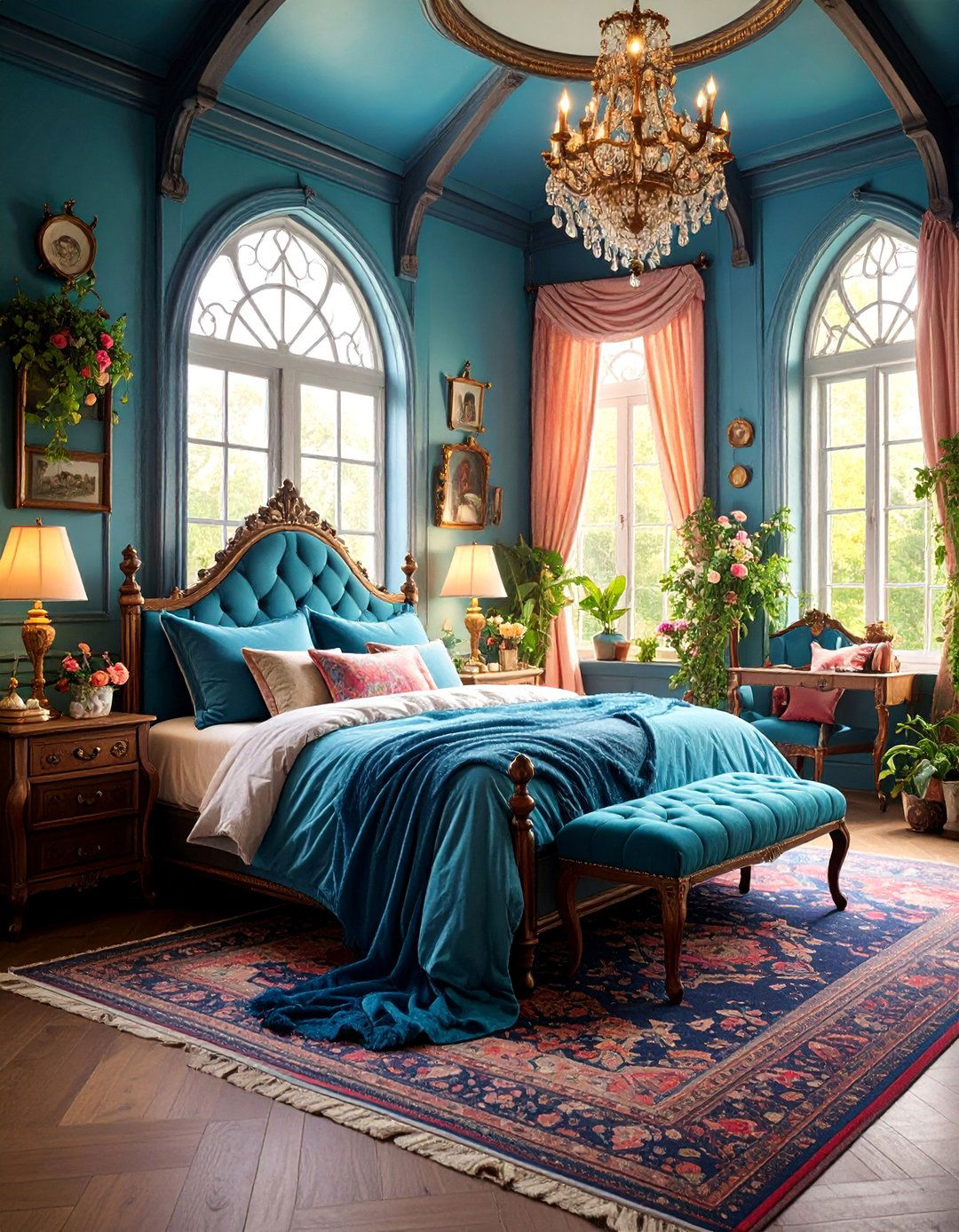 Budget Gothic Bedroom with DIY Decorative Elements - 25 Gothic Bedroom Ideas
