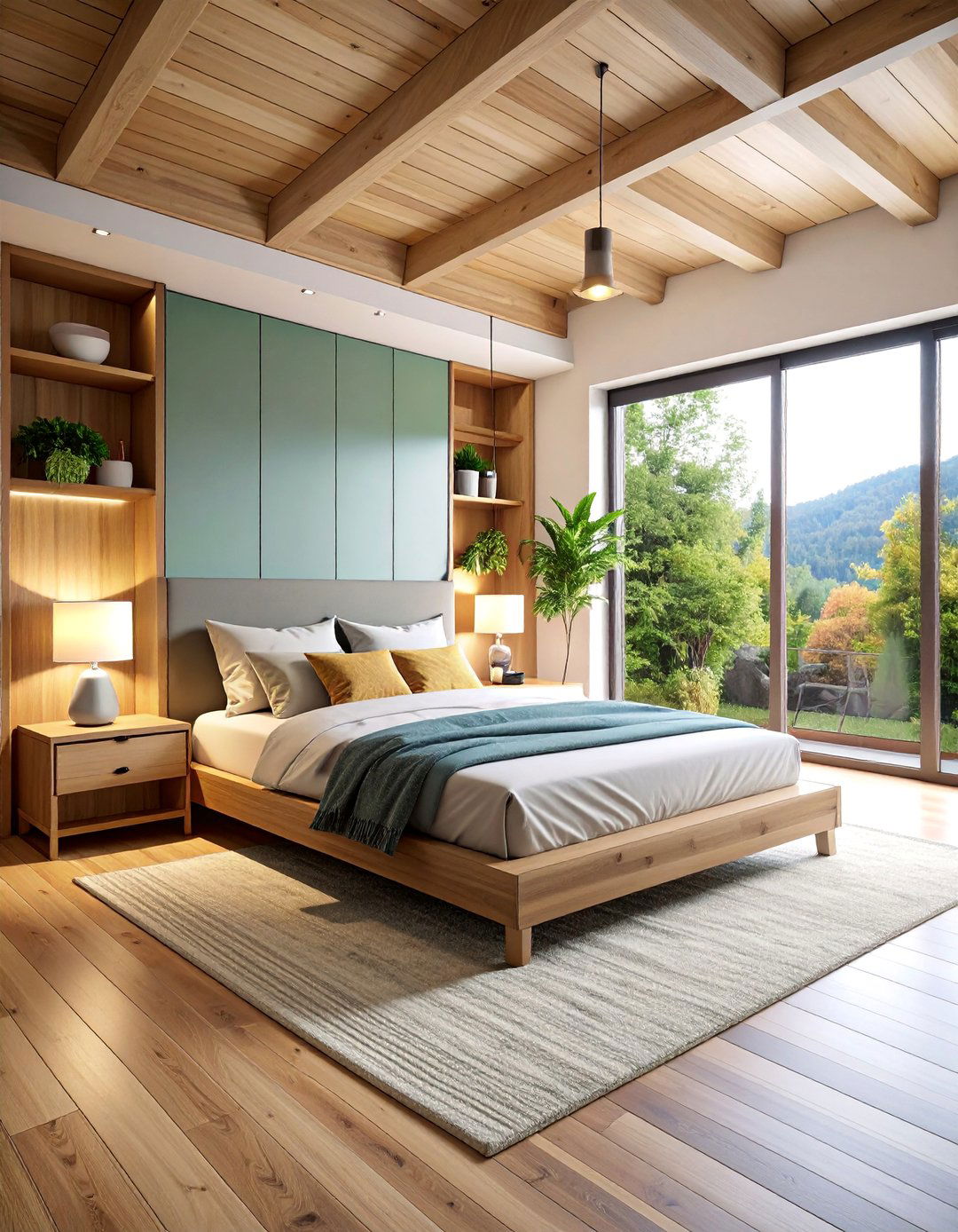 Built In Alcove Bed Nook with Custom Cabinetry - 25 Bed Nook Ideas