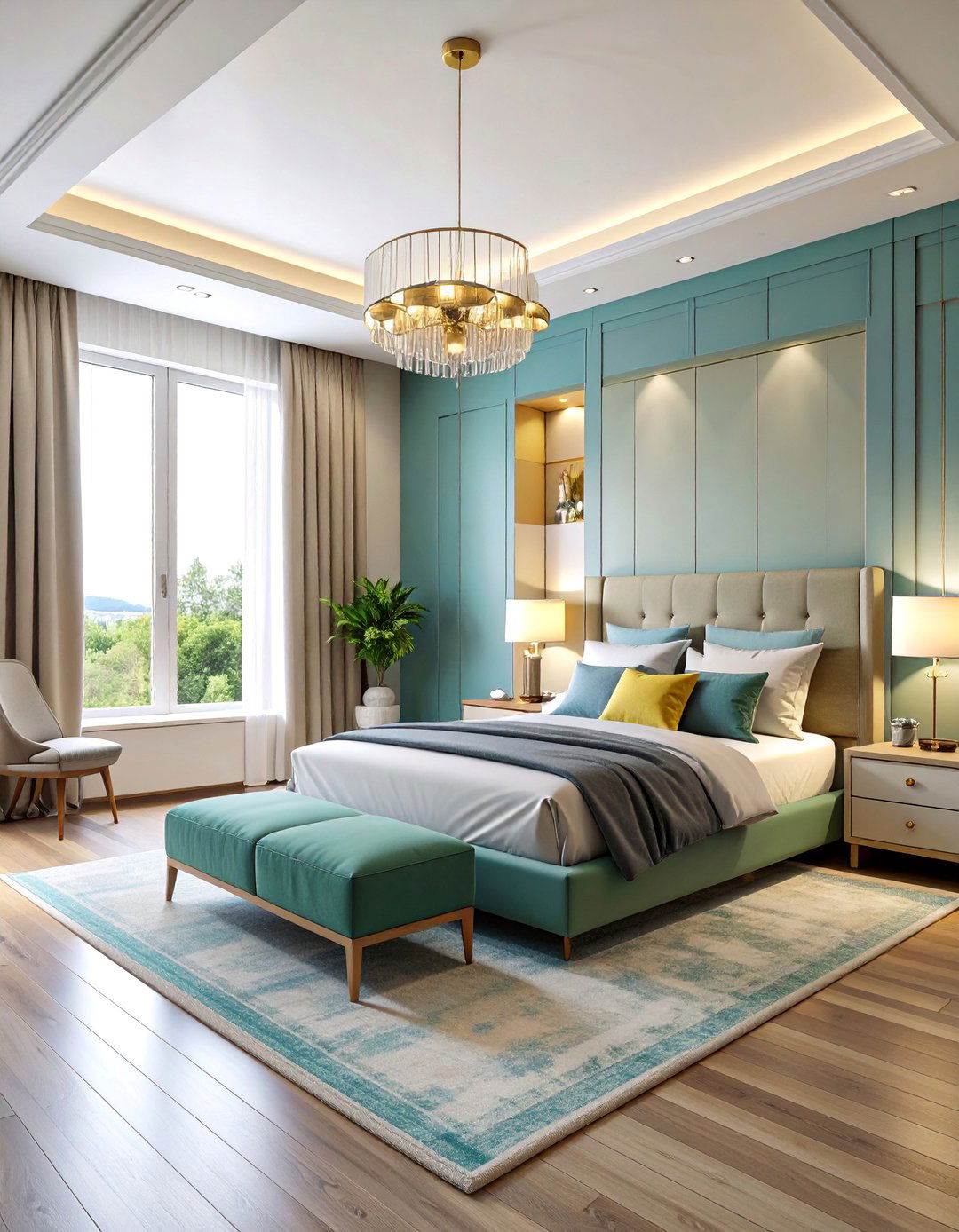 Built In Alcove Beds with Custom Millwork - 25 2 Beds in One Small Room Ideas