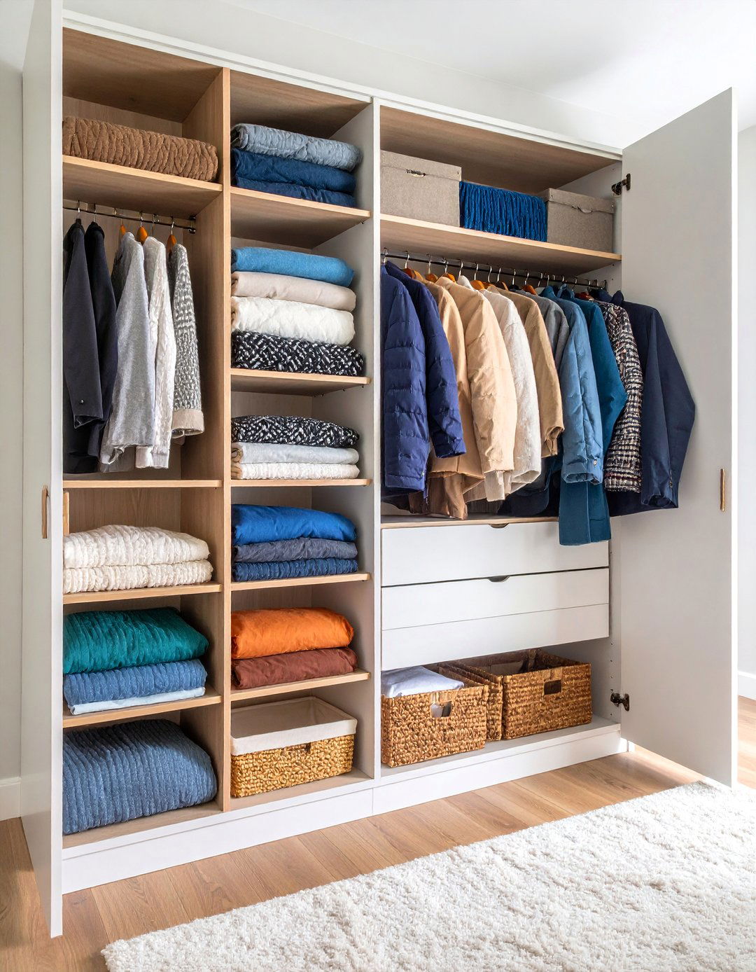 Built In Bedroom Wardrobe Storage - 25 Blanket Storage Ideas