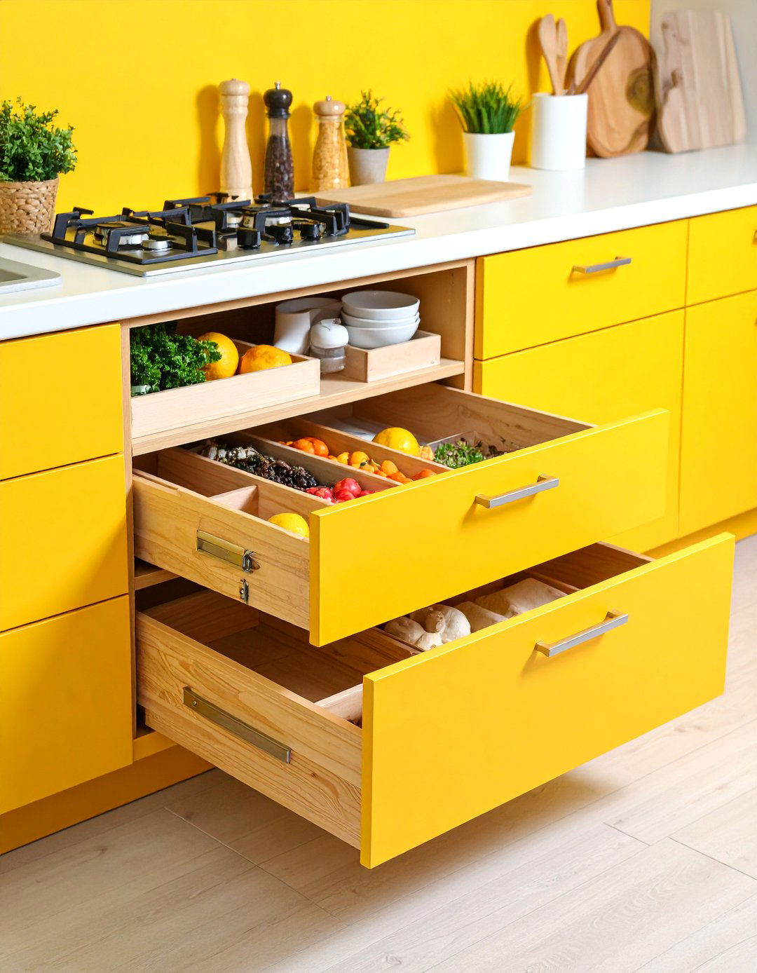 Built In Drawer Divider System - 25 Pots and Pans Storage Ideas