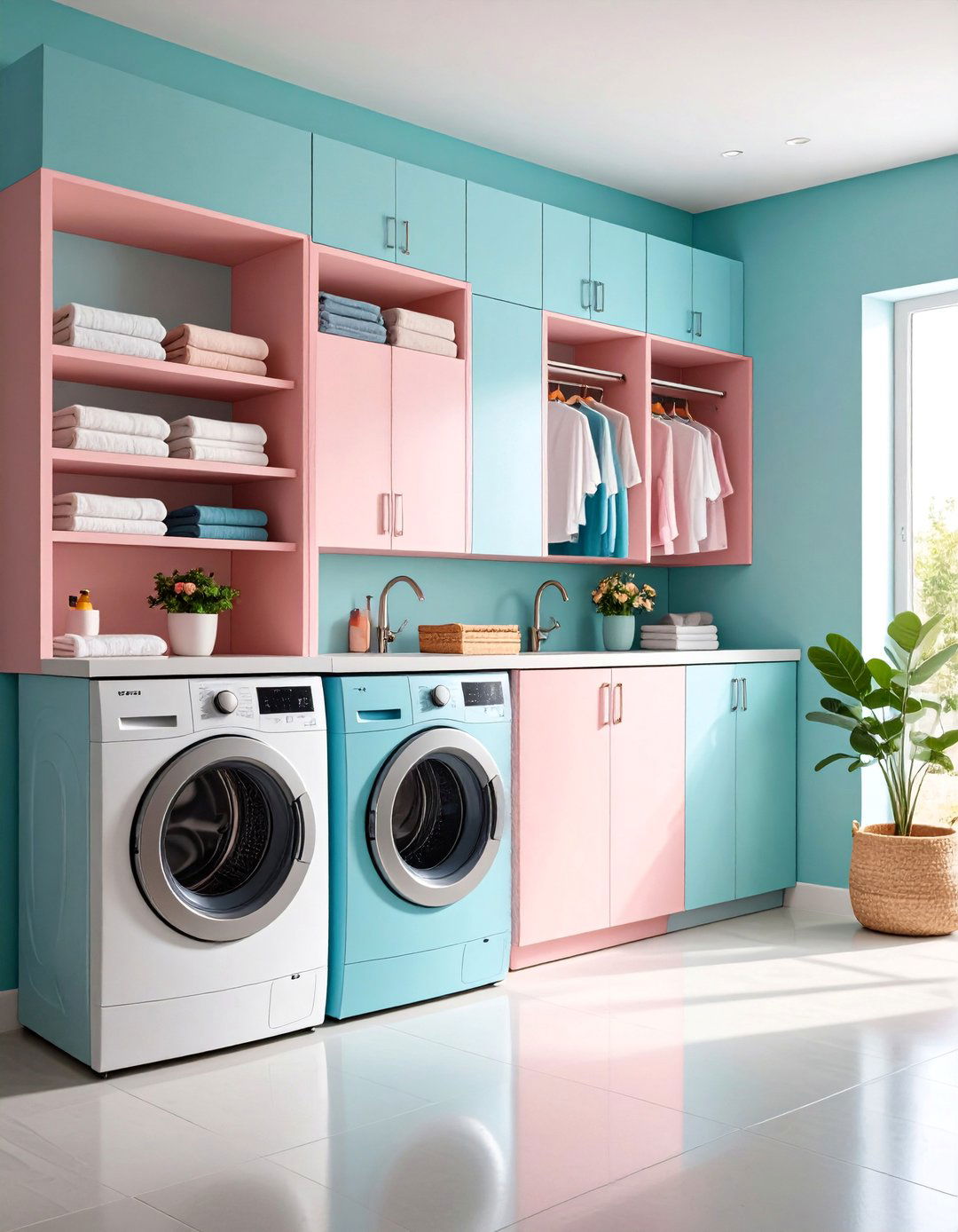Built In Laundry Tower Storage - 25 Laundry Detergent Storage Ideas