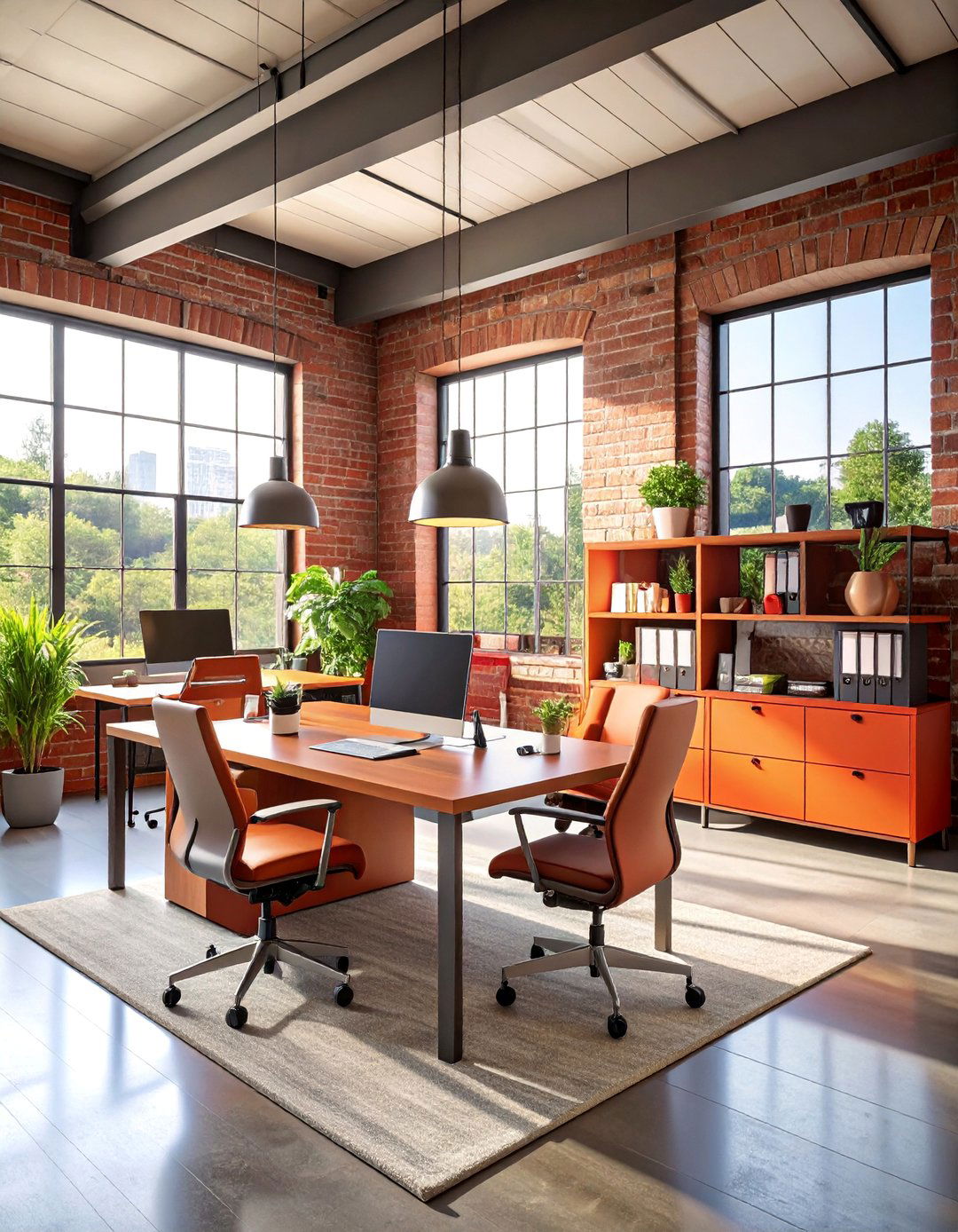 Built In Storage Loft Office with Custom Organization - 25 Loft Office Ideas