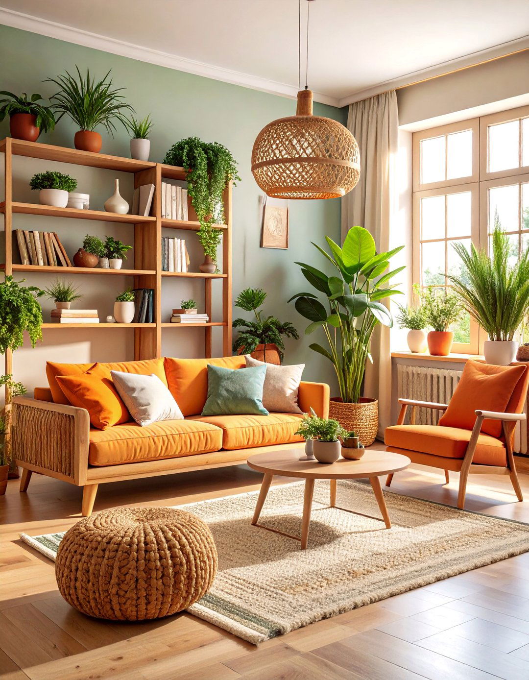 Built In Storage Minimalist Boho Living Room - 25 Minimalist Modern Boho Living Room Ideas
