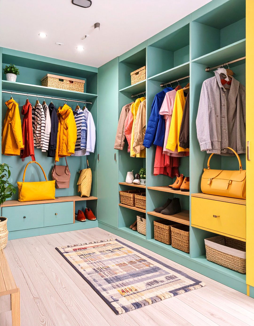 Built In Storage Mudroom with Custom Solutions - 25 House Decor Ideas