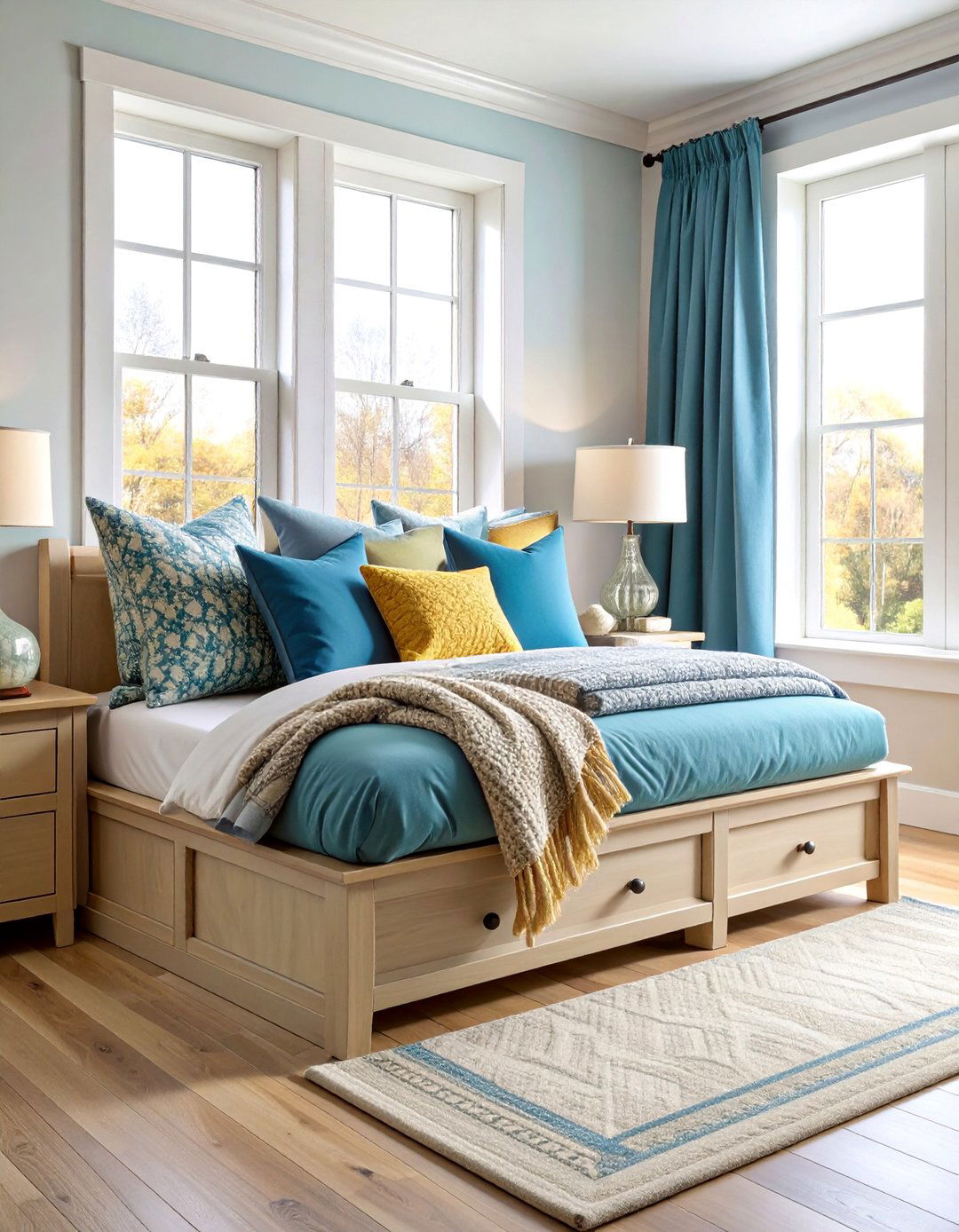 Built In Window Seat Storage - 25 Blanket Storage Ideas