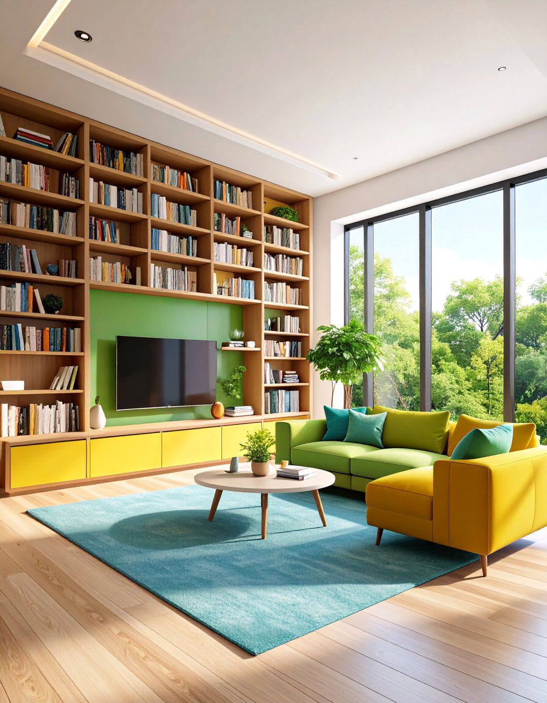 Built in Bookshelf TV Integration - 25 Tv Wall Ideas