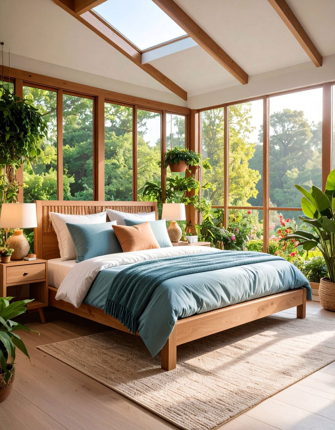 Built in Daybed Sleeping Retreat - 25 Mid-century Modern Sunroom Ideas