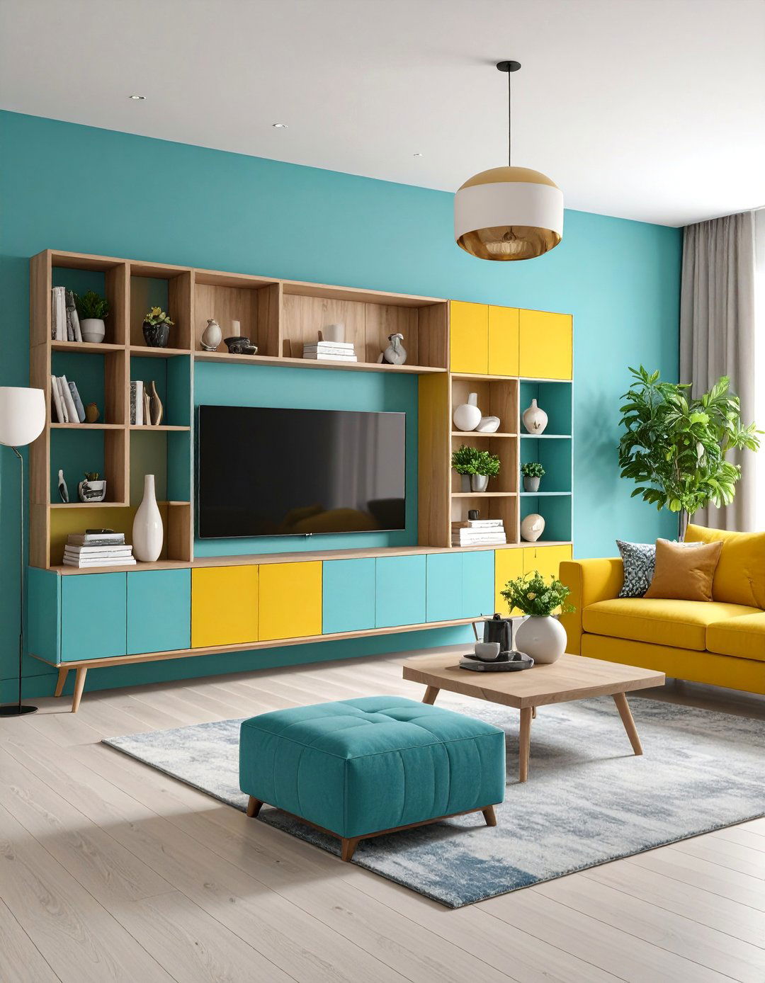 Built in Storage Entertainment Center - 25 Tv Accent Wall Ideas