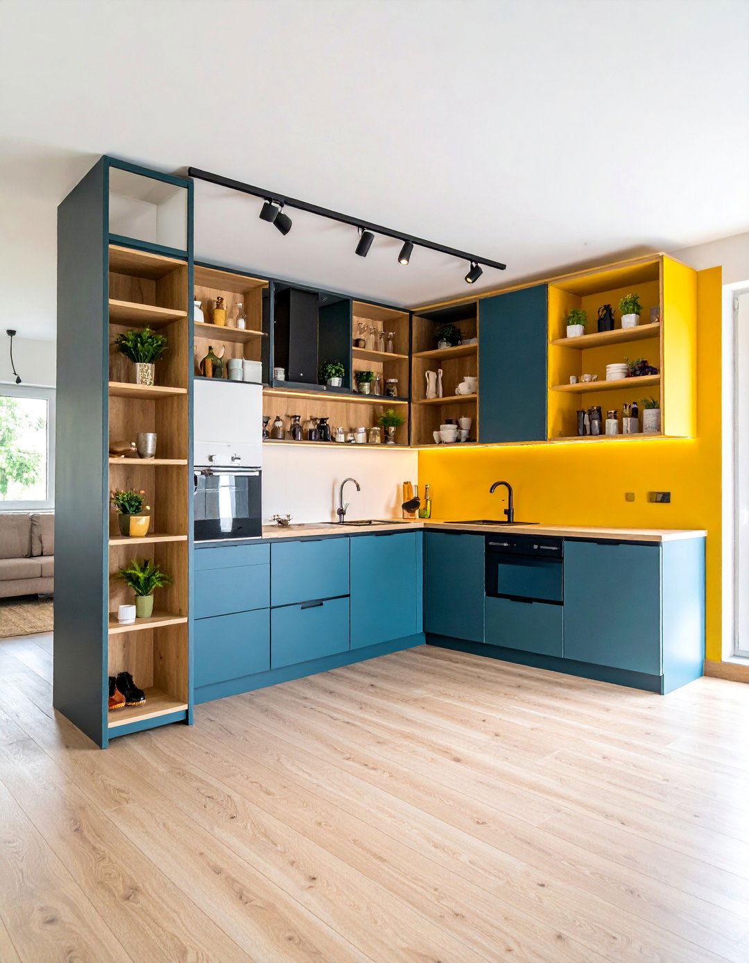Built in Storage Solutions with Hidden Hardware - 25 Bauhaus Interior Design Ideas