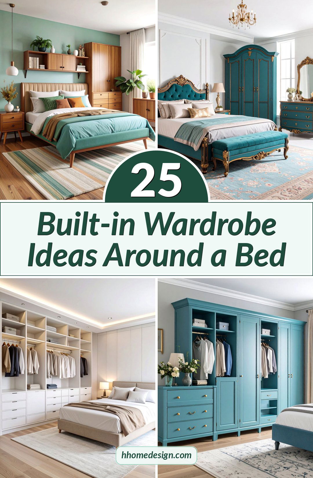 25 Built-in Wardrobe Ideas Around a Bed