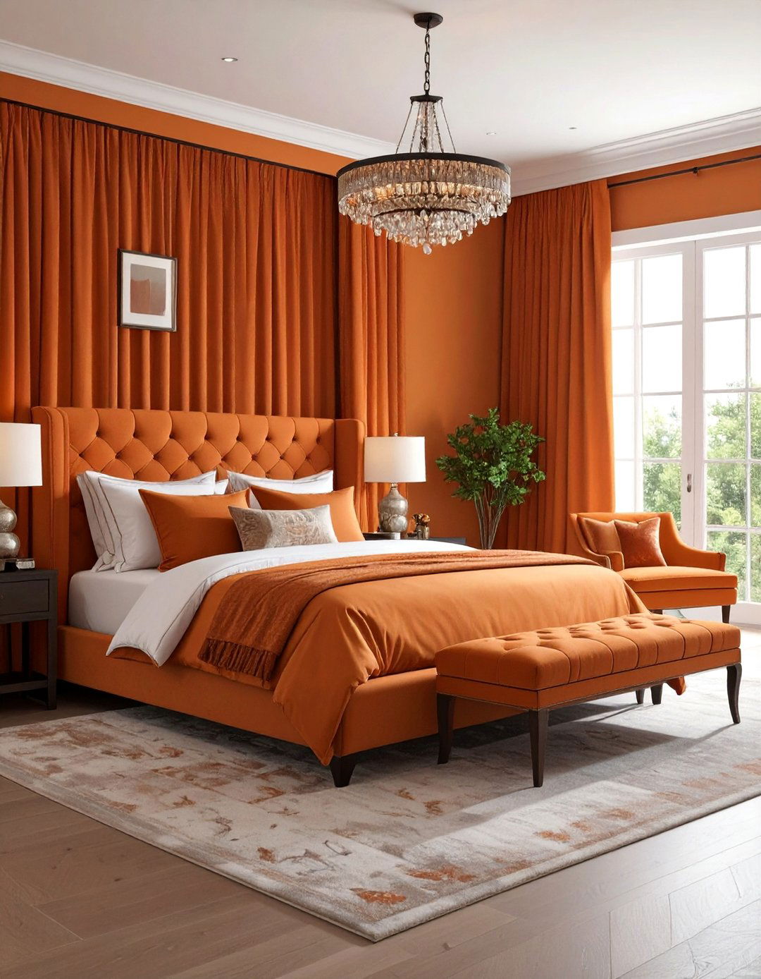Burnt Orange Master Bedroom Suite Design - 25 Burnt Orange Bedroom Ideas