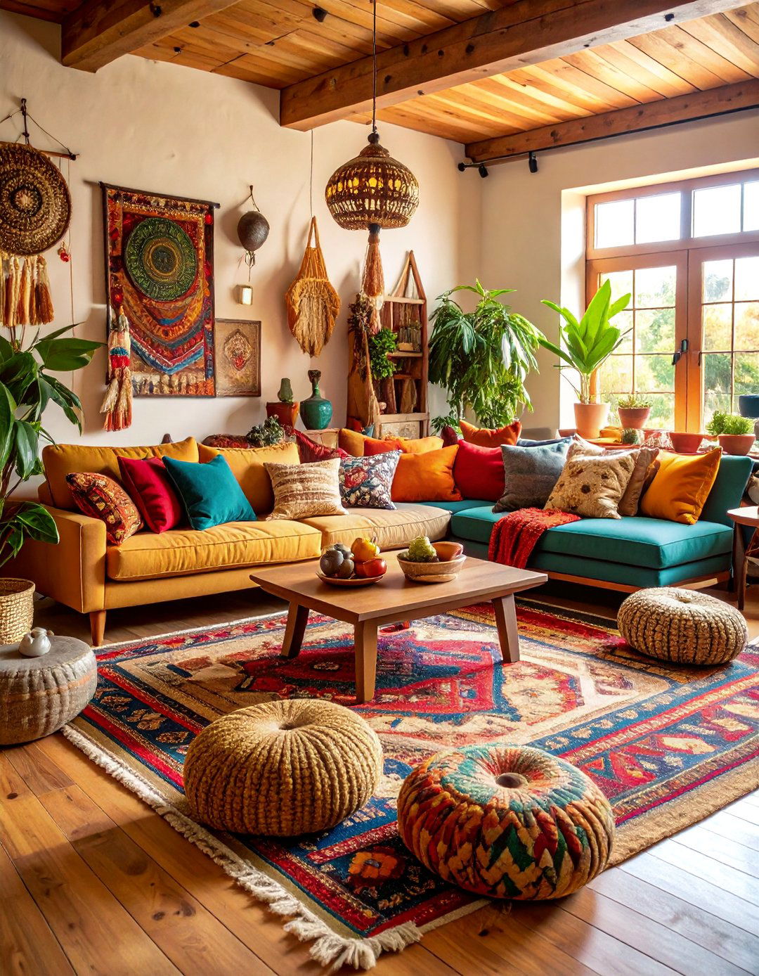Burrow Inspired Cozy Living Room - 25 Harry Potter Decor Ideas