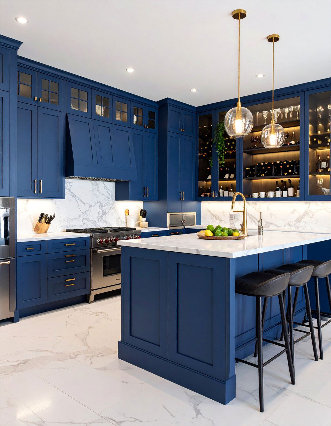 Butlers Pantry with Hidden Dirty Kitchen - 25 Luxury Kitchen Ideas