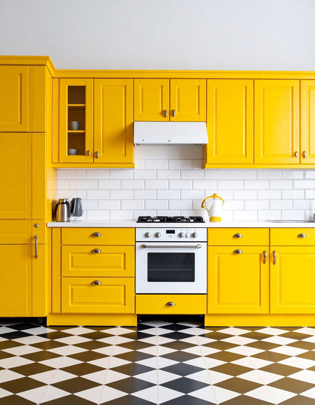Butter Yellow Retro Kitchen - 25 Kitchen Color Ideas