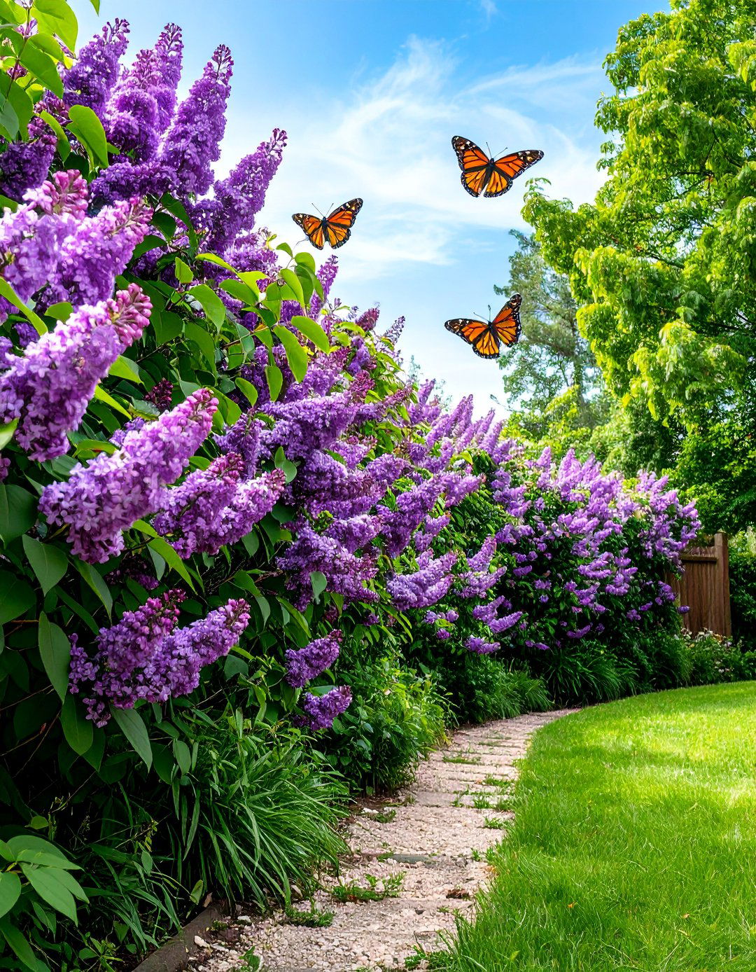 Butterfly Bush for Pollinator Friendly Privacy - 25 Shrubs for Privacy