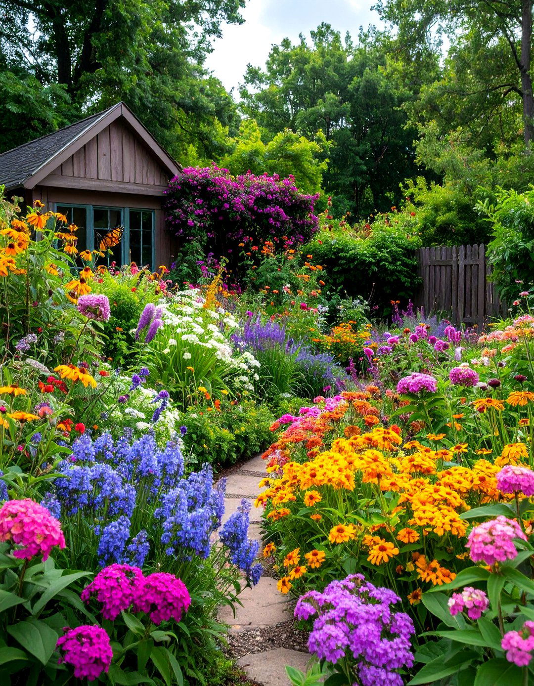Butterfly Garden Flower Bed - 25 Flower Bed Ideas