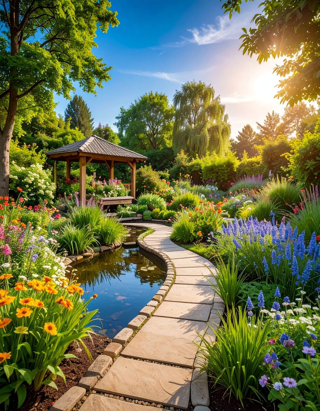 Butterfly Garden Layout with Pollinator Friendly Plants - 25 Garden Layout Ideas