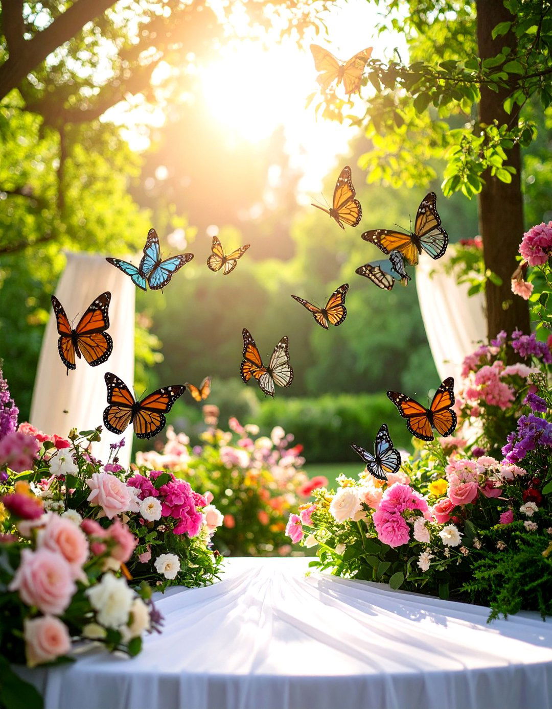 Butterfly Garden Transformation Station - 25 Baby Shower Centerpiece Ideas
