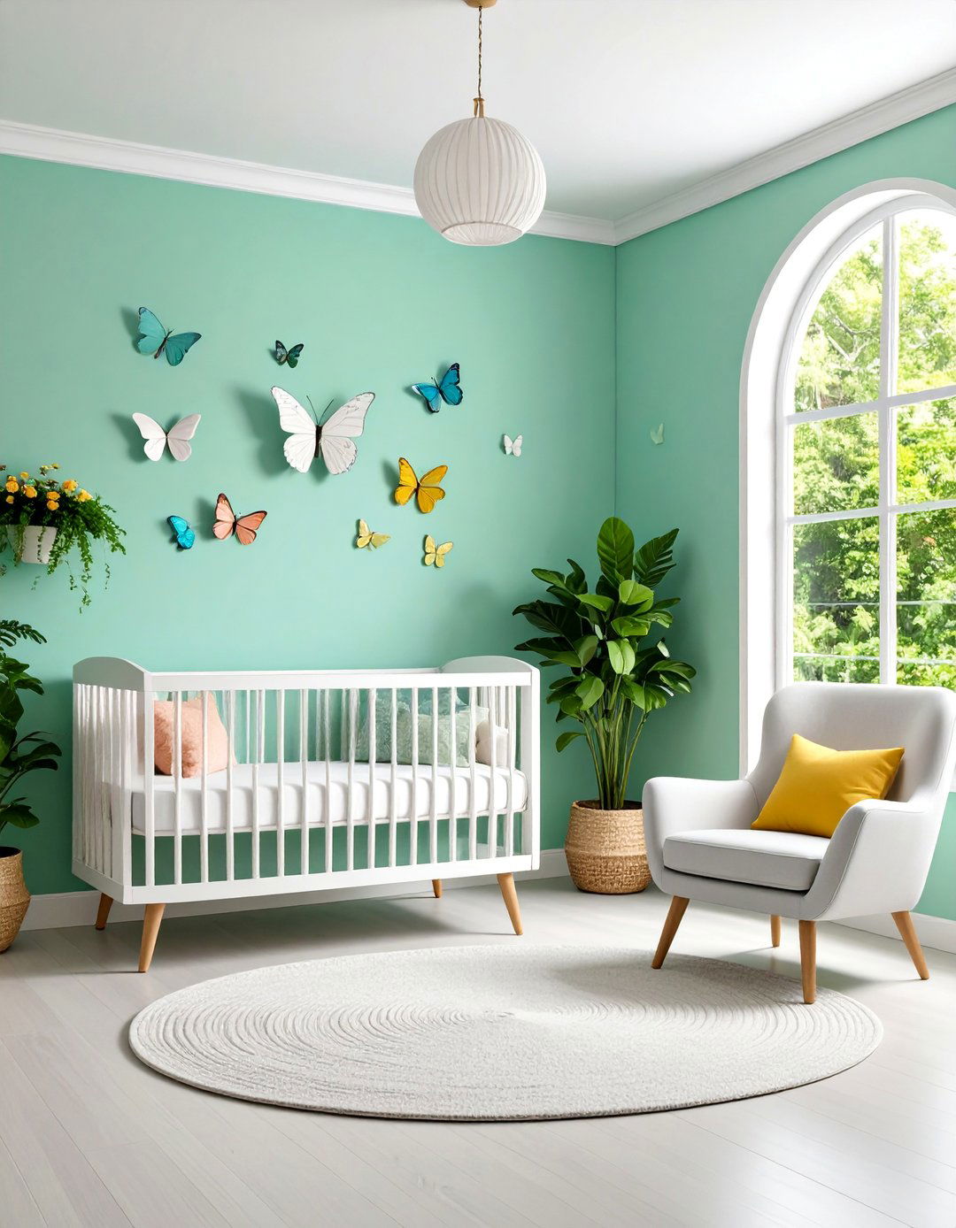 Butterfly Princess Garden - 25 Princess Nursery Ideas