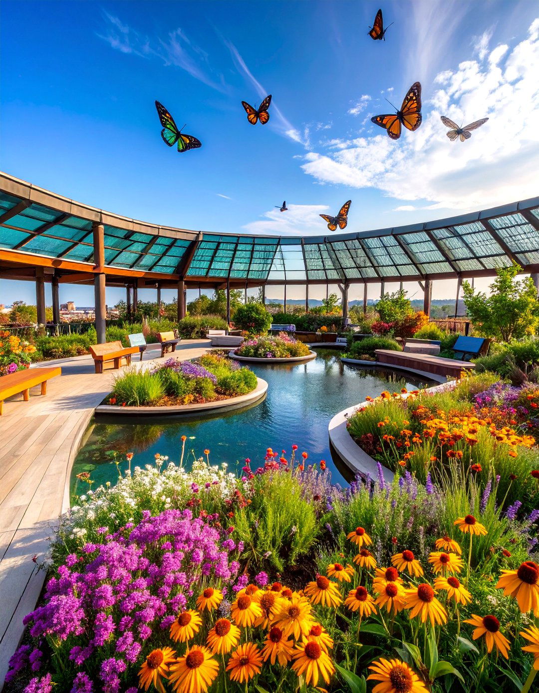 Butterfly Wildlife Sanctuary - 25 Rooftop Garden Ideas
