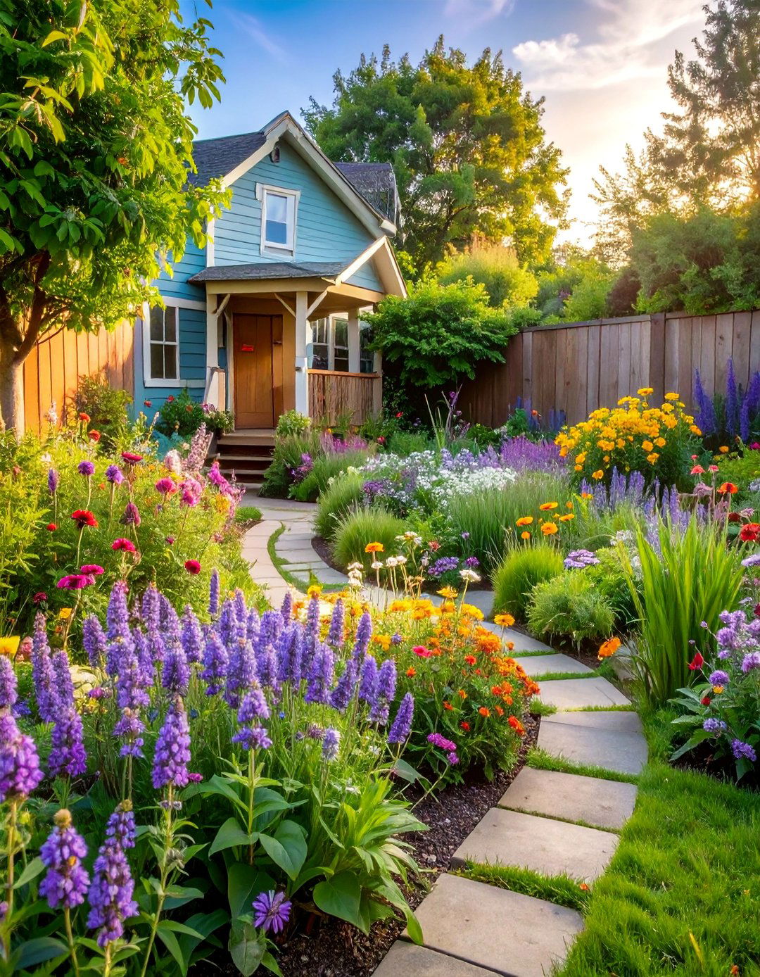 Butterfly and Pollinator Garden - 25 Small Front Yard Landscaping Ideas