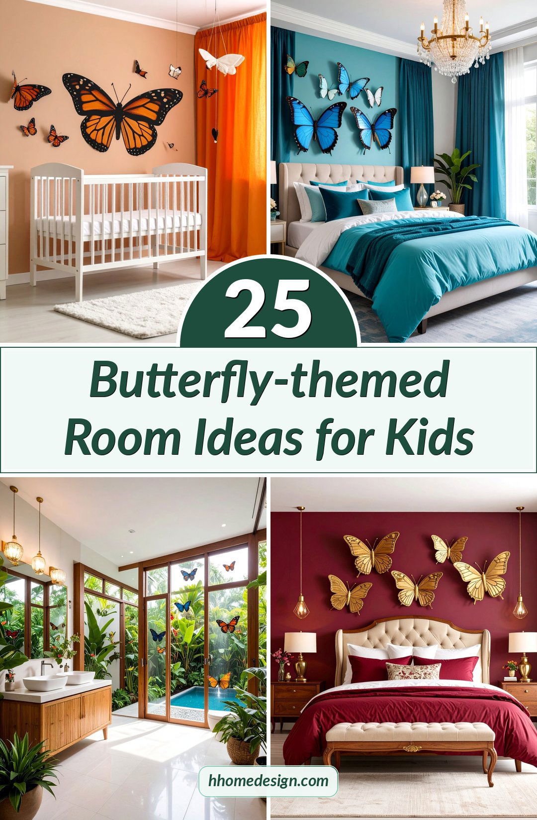 25 Butterfly-themed Room Ideas for Kids
