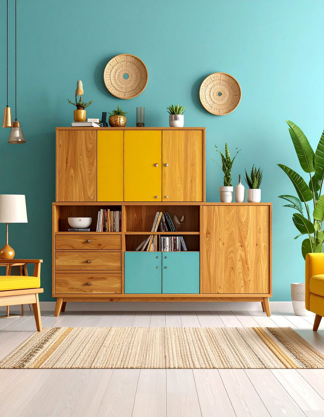CD Storage Cabinet with Concealed Doors - 25 Cd Storage Ideas
