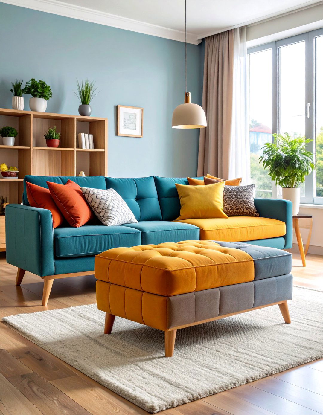 CD Storage Ottoman with Hidden Compartments - 25 Cd Storage Ideas