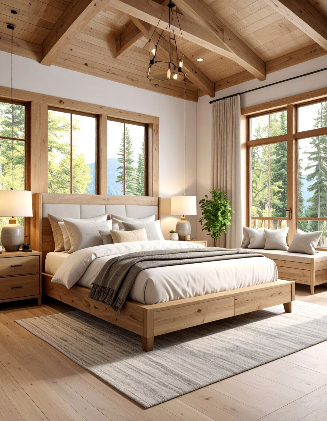 Cabin Bedroom with Built In Storage Solutions - 25 Cabin Bedroom Ideas