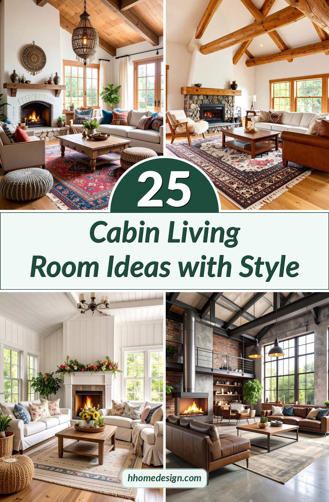 25 Cabin Living Room Ideas with Style