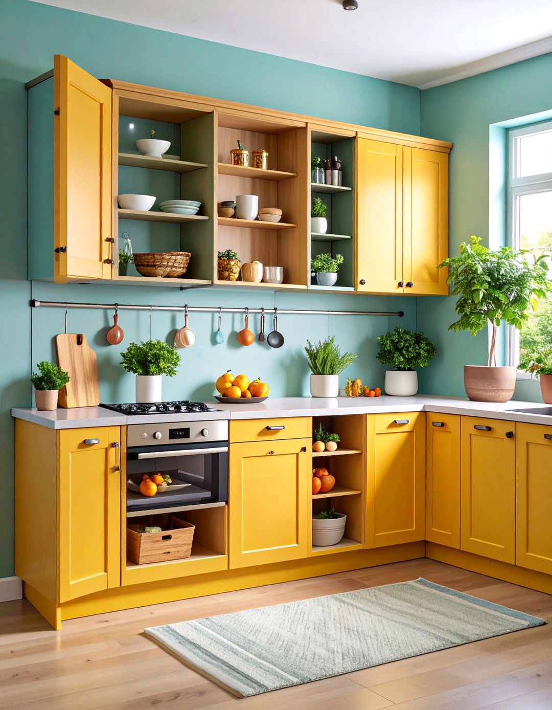 Cabinet Door Storage Maximization System - 25 Small Kitchen Storage Ideas