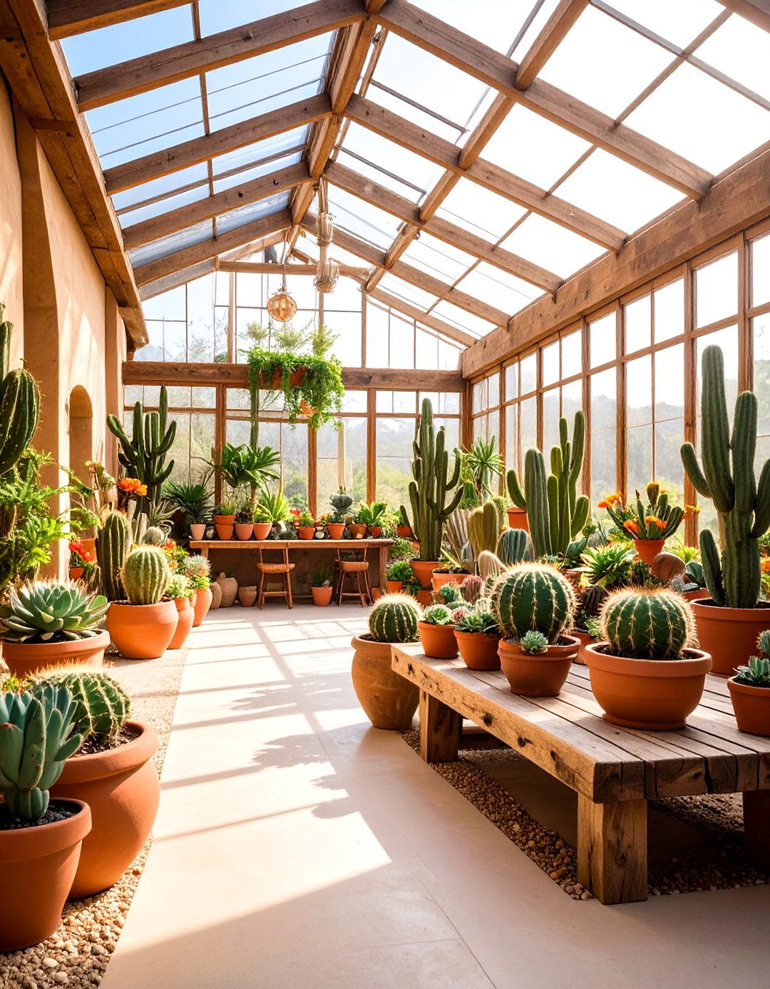 Cactus Garden Indoor Conservatory Style - 25 Southwestern Decor Ideas
