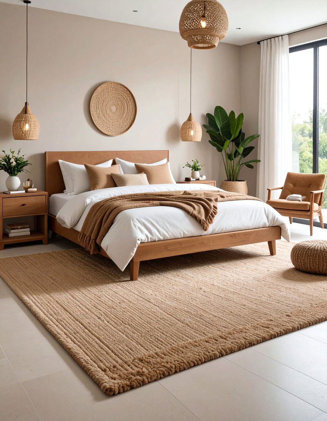 Camel Tan Warm Neutral Carpet - 25 Bedroom Carpet Ideas