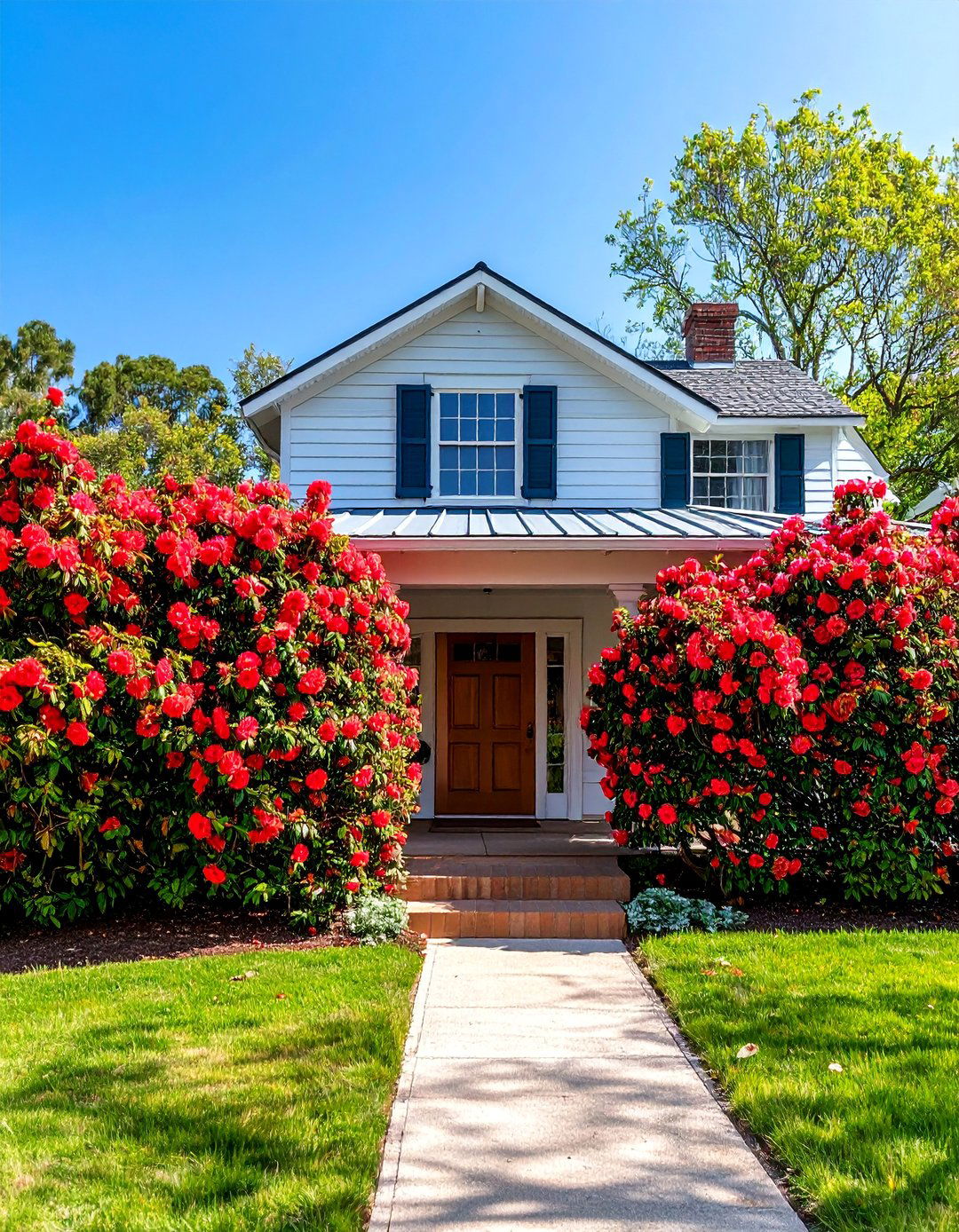 Camellia for Evergreen Winter Flowering Privacy - 25 Shrubs for Privacy
