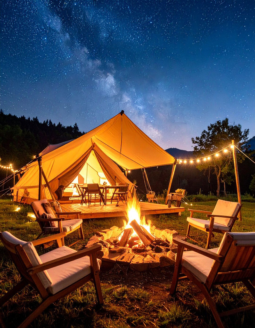 Camping Under Stars Proposal - 25 Wedding Proposal Ideas