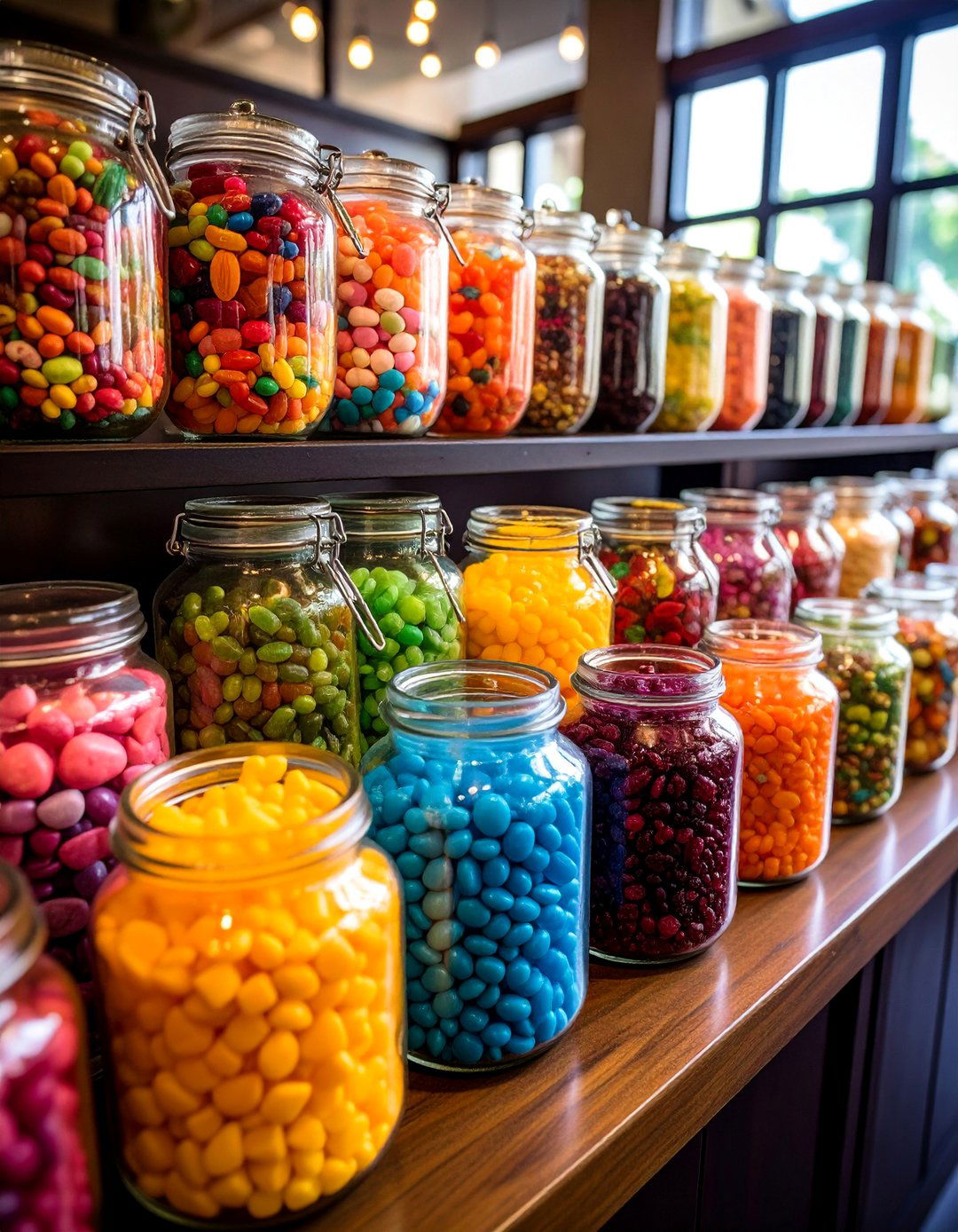 Candy Buffet Sweet Dreams Setup - 25 Baby Shower Centerpiece Ideas