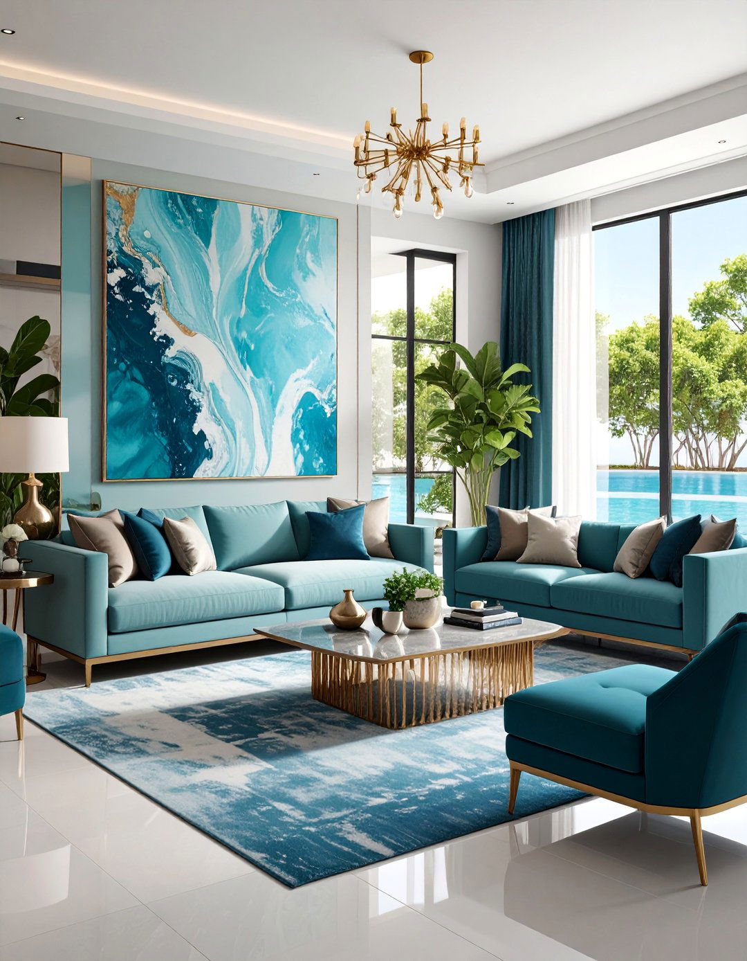 Career Enhancement Living Room with North Sector Focus