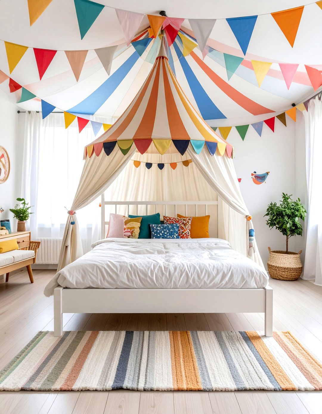 Carnival Celebration Toddler Room - 25 Boho Toddler Room Ideas