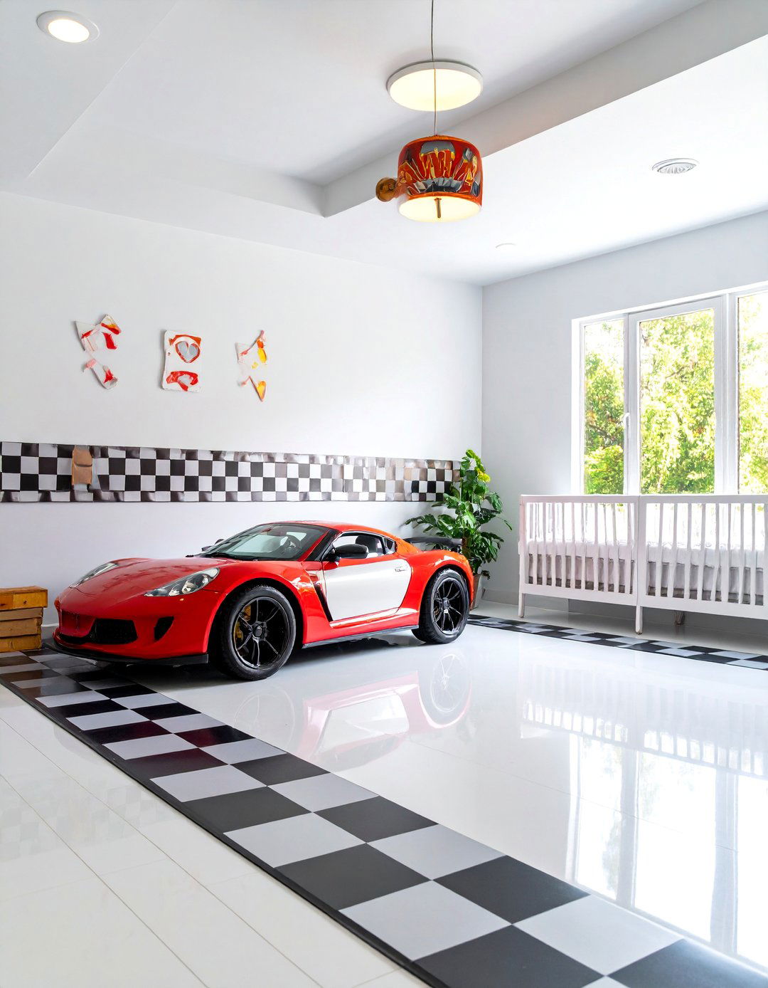 Cars Lightning McQueen Race Track Nursery - 25 Disney Nursery Ideas